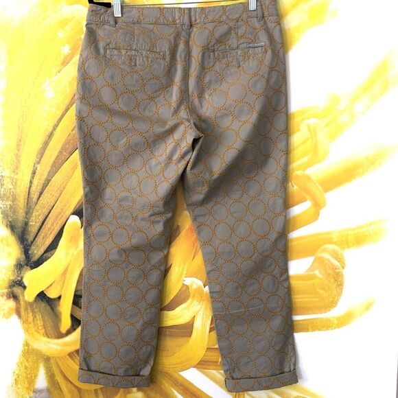 ANTHROPOLOGIE Embroidered Chinos (Sz 32) - Picture 2 of 13